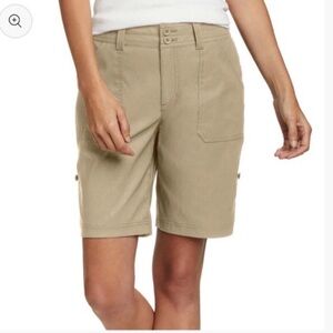 Eddie Bauer Women's Khaki Bermuda Shorts